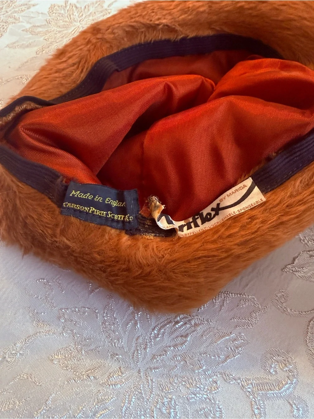 Cozy Faux Fur Bucket Hat with Ribbon Accent - Tan